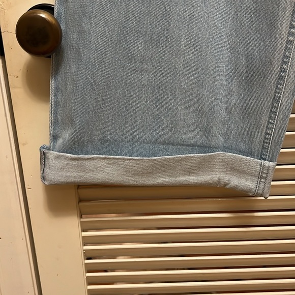 MOTHER SNACKS Denim High Waist Pushpop Cuff Just A Nibble Jeans, Size 27 - Picture 8 of 16